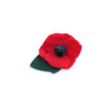 felt poppy brooch poppy appeal