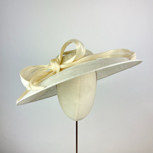classic ivory/cream wedding hat
