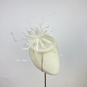 ivory percher headpiece