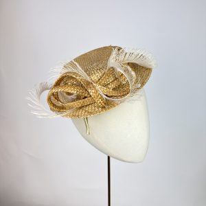 minature wheatstraw boater percher hat