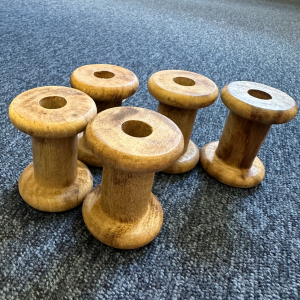 Vintage Wooden Ribbon Spools