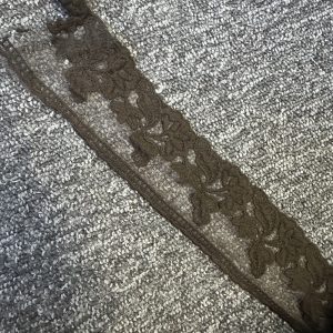 Black Cotton Embroidered Lace Bundle 10m